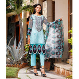 Omber Embroidered Lawn Un-Stitched 3Pcs Suit - AY-1867, Women, 3Pcs Shalwar Suit, Rana Arts, Chase Value