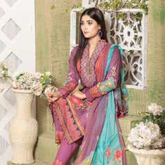 Bin Hameed Roshnay Embroidered Lawn Un-Stitched 3Pcs Suit - AA-3288, Women, 3Pcs Shalwar Suit, Rana Arts, Chase Value