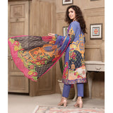 Bin Hameed Premium Embroidered Lawn Un-Stitched 3Pcs Suit - AY-3262, Women, 3Pcs Shalwar Suit, Rana Arts, Chase Value