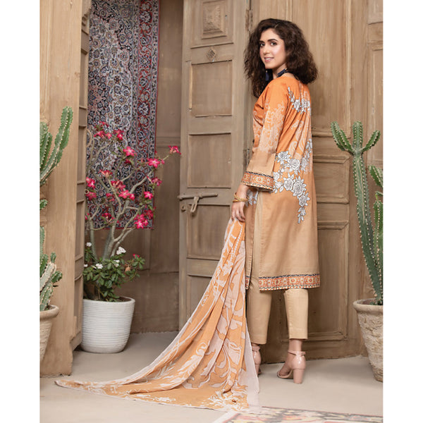 Bin Hameed Premium Embroidered Lawn Un-Stitched 3Pcs Suit - EKR-3279, Women, 3Pcs Shalwar Suit, Rana Arts, Chase Value