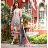Bin Hameed Eliya Embroidered Lawn Unstitched 3 Pcs Suit - 05, Women, 3Pcs Shalwar Suit, Rana Art, Chase Value