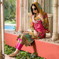 Bin Hameed Eliya Embroidered Lawn Unstitched 3 Pcs Suit - 10, Women, 3Pcs Shalwar Suit, Rana Art, Chase Value