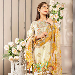 Gulnara Printed Embroidered Lawn Un-Stitched 3 Pcs Suit -  AY-1876, Women, 3Pcs Shalwar Suit, Rana Arts, Chase Value