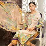 Gulnara Printed Embroidered Lawn Un-Stitched 3 Pcs Suit -  MS-1879, Women, 3Pcs Shalwar Suit, Rana Arts, Chase Value
