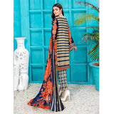 Sawan Classic Printed Lawn 3Pcs Unstitched Suit - A4, Women, 3Pcs Shalwar Suit, Sawan, Chase Value