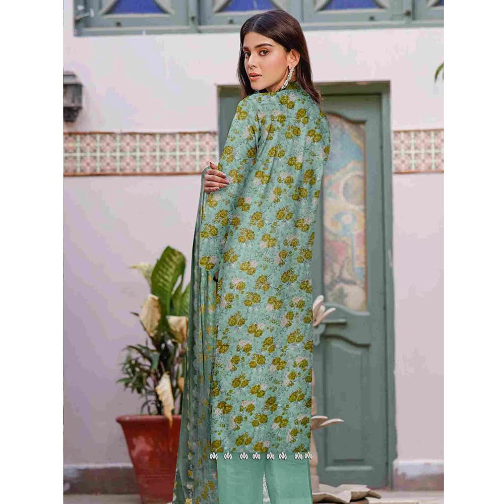 Sawan Classic Printed Lawn 3Pcs Unstitched Suit - B3, Women, 3Pcs Shalwar Suit, Sawan, Chase Value