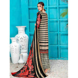 Sawan Classic Printed Lawn 3Pcs Unstitched Suit - B4, Women, 3Pcs Shalwar Suit, Sawan, Chase Value