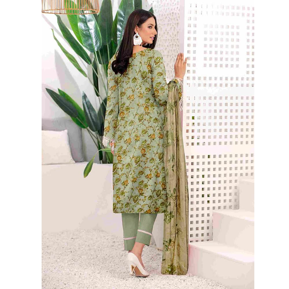Sawan Classic Printed Lawn 3Pcs Unstitched Suit - B9, Women, 3Pcs Shalwar Suit, Sawan, Chase Value