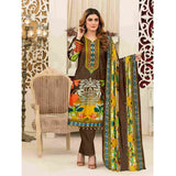 Sawan Classic Printed Lawn 3Pcs Unstitched Suit - C1, Women, 3Pcs Shalwar Suit, Sawan, Chase Value