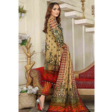 Sawan Classic Printed Lawn 3Pcs Unstitched Suit - C6, Women, 3Pcs Shalwar Suit, Sawan, Chase Value