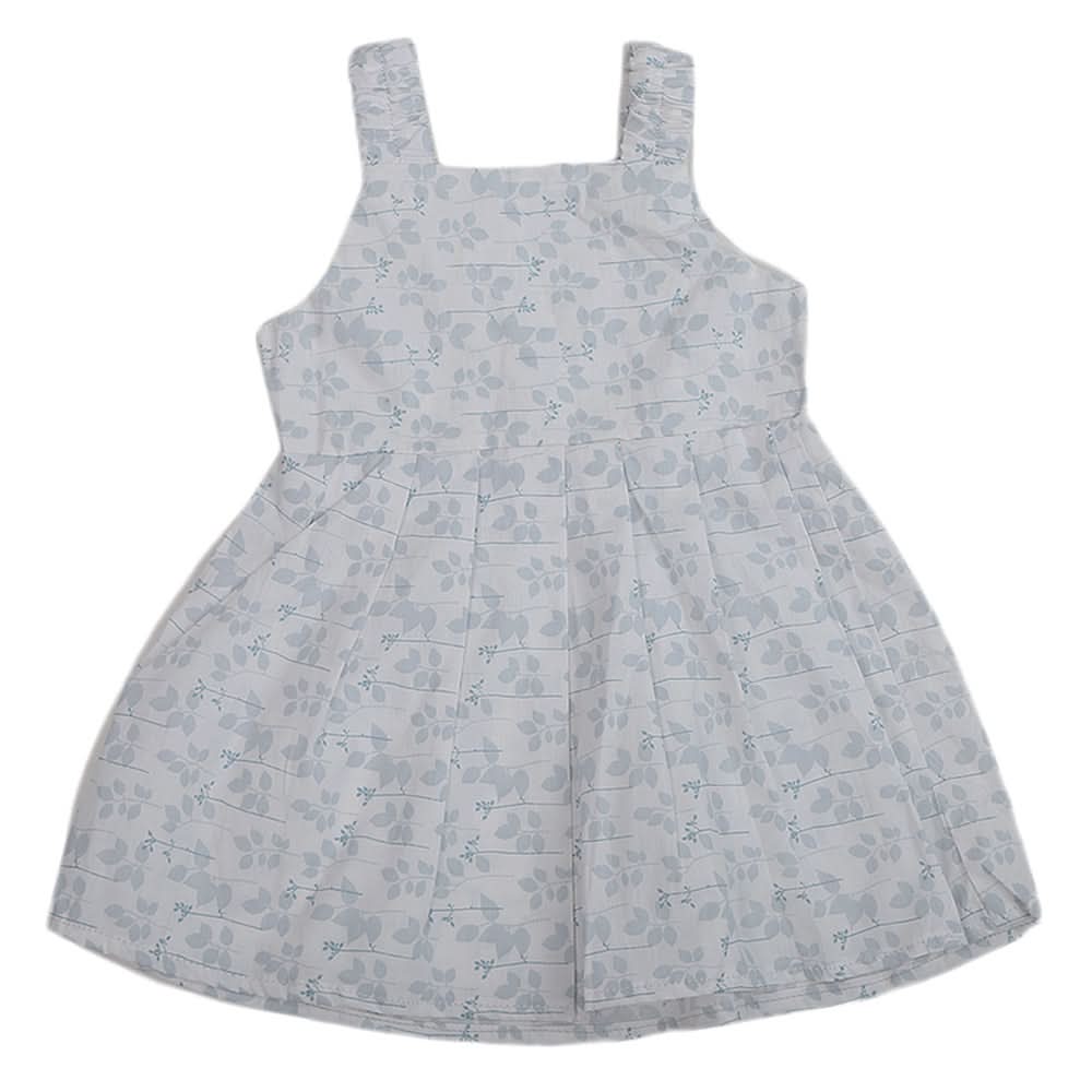 Newborn Girls Frock - Grey, Kids, NB Girls Frocks, Chase Value, Chase Value