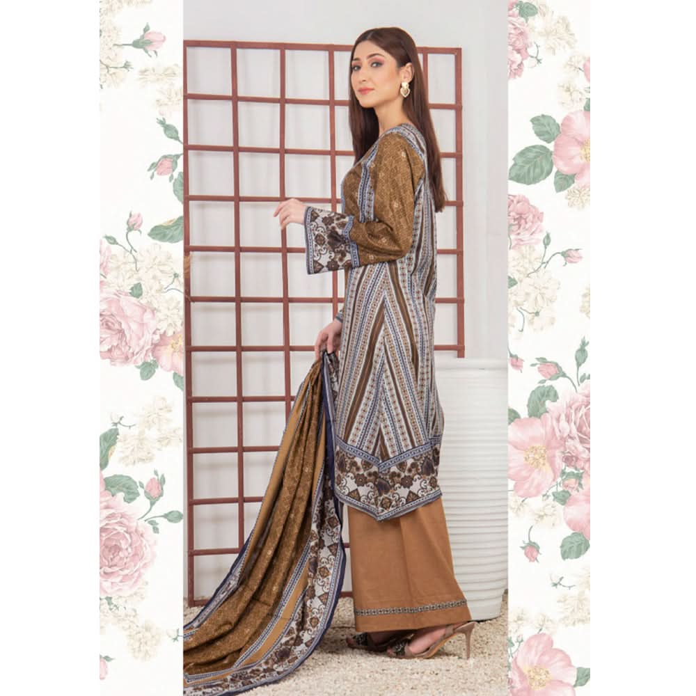 Five Star Printed Lawn Un-Stitched 3Pcs Suit - A2, Women, 3Pcs Shalwar Suit, Chase Value, Chase Value