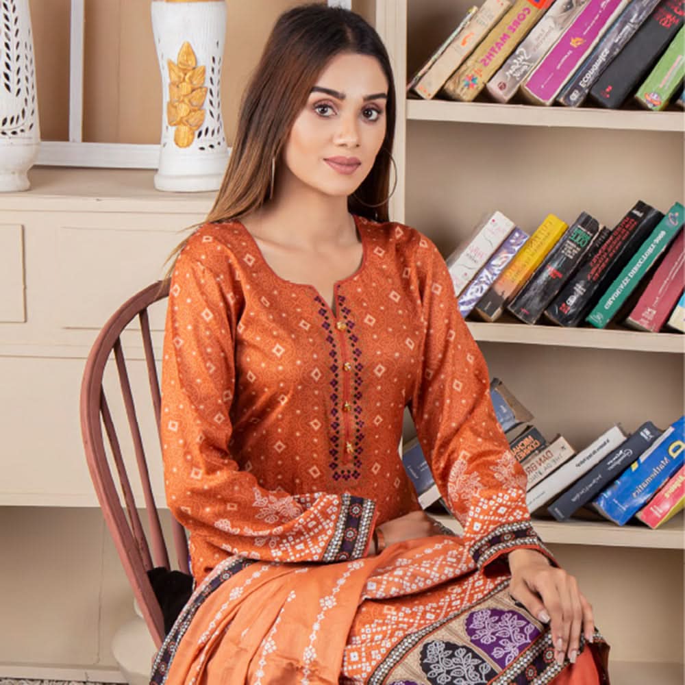 Five Star Printed Lawn Un-Stitched 3Pcs Suit - B1, Women, 3Pcs Shalwar Suit, Chase Value, Chase Value