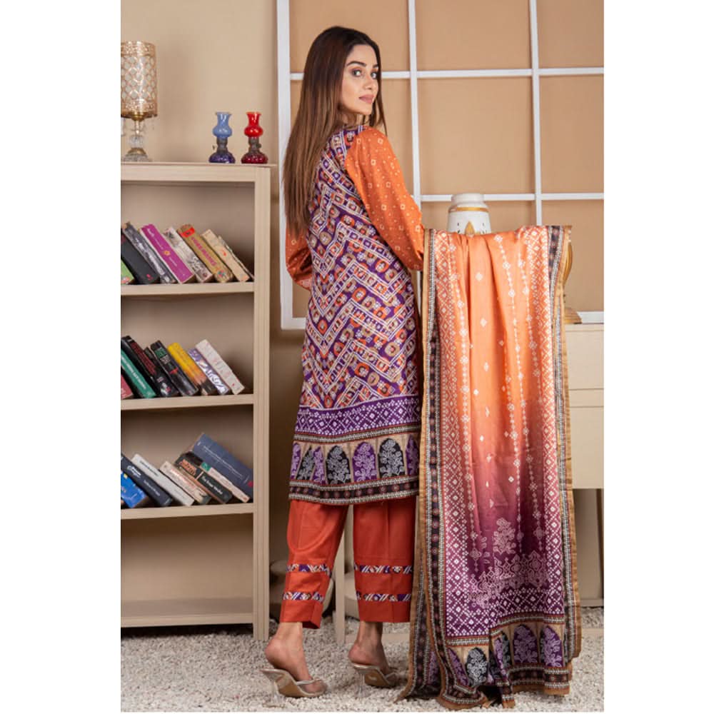 Five Star Printed Lawn Un-Stitched 3Pcs Suit - B1, Women, 3Pcs Shalwar Suit, Chase Value, Chase Value