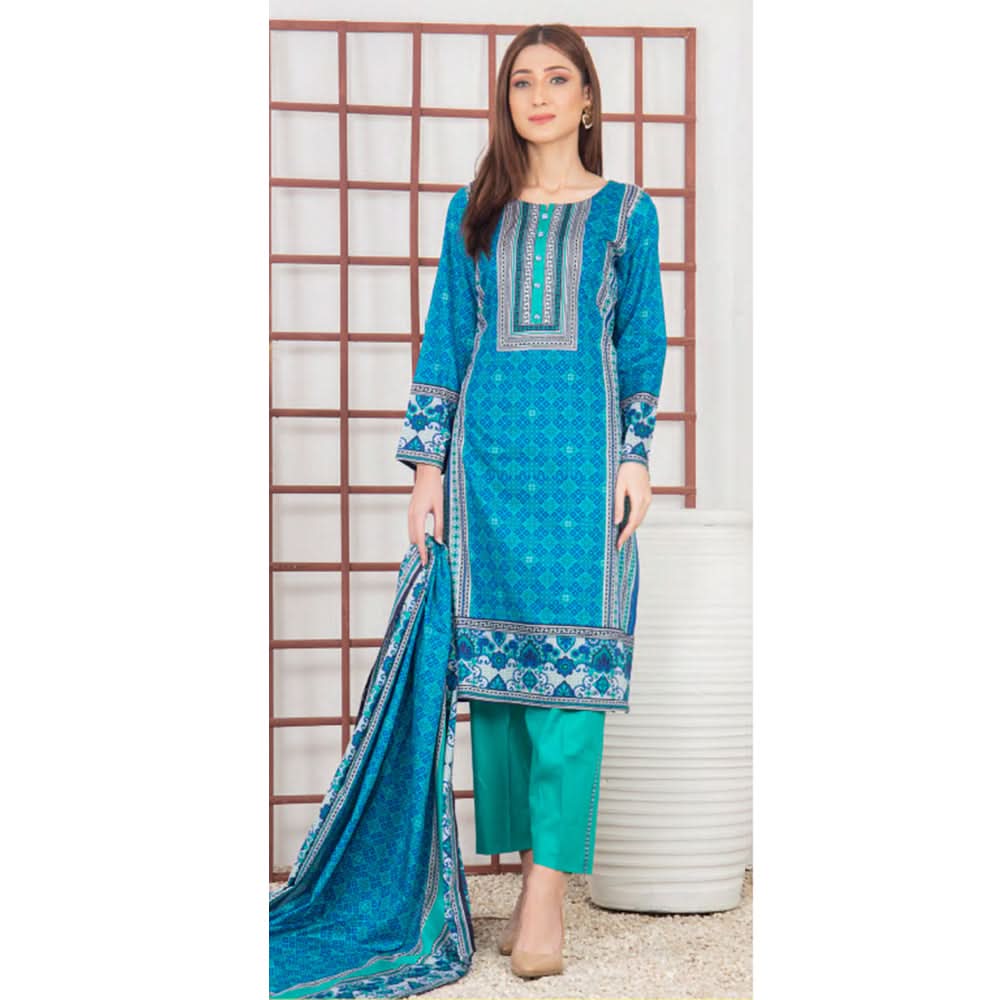 Five Star Printed Lawn Un-Stitched 3Pcs Suit - B2, Women, 3Pcs Shalwar Suit, Chase Value, Chase Value