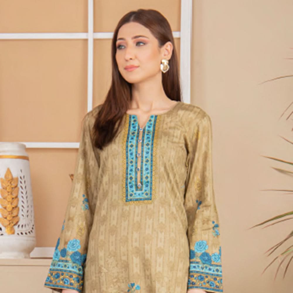 Five Star Printed Lawn Un-Stitched 3Pcs Suit - B4, Women, 3Pcs Shalwar Suit, Chase Value, Chase Value