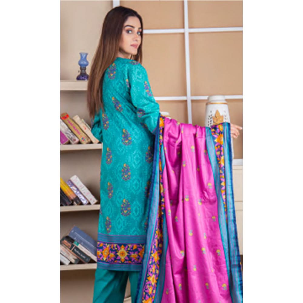 Five Star Printed Lawn Un-Stitched 3Pcs Suit - B6, Women, 3Pcs Shalwar Suit, Chase Value, Chase Value