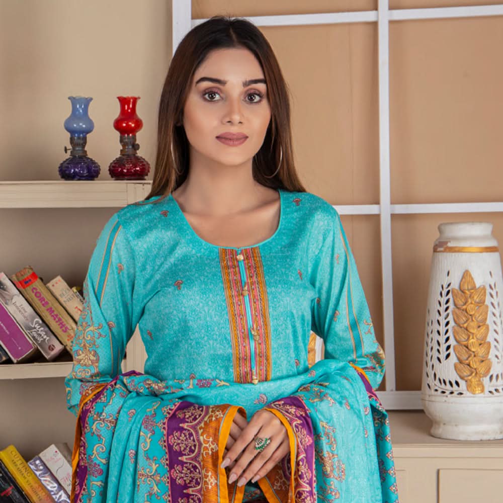 Five Star Printed Lawn Un-Stitched 3Pcs Suit - A7, Women, 3Pcs Shalwar Suit, Chase Value, Chase Value
