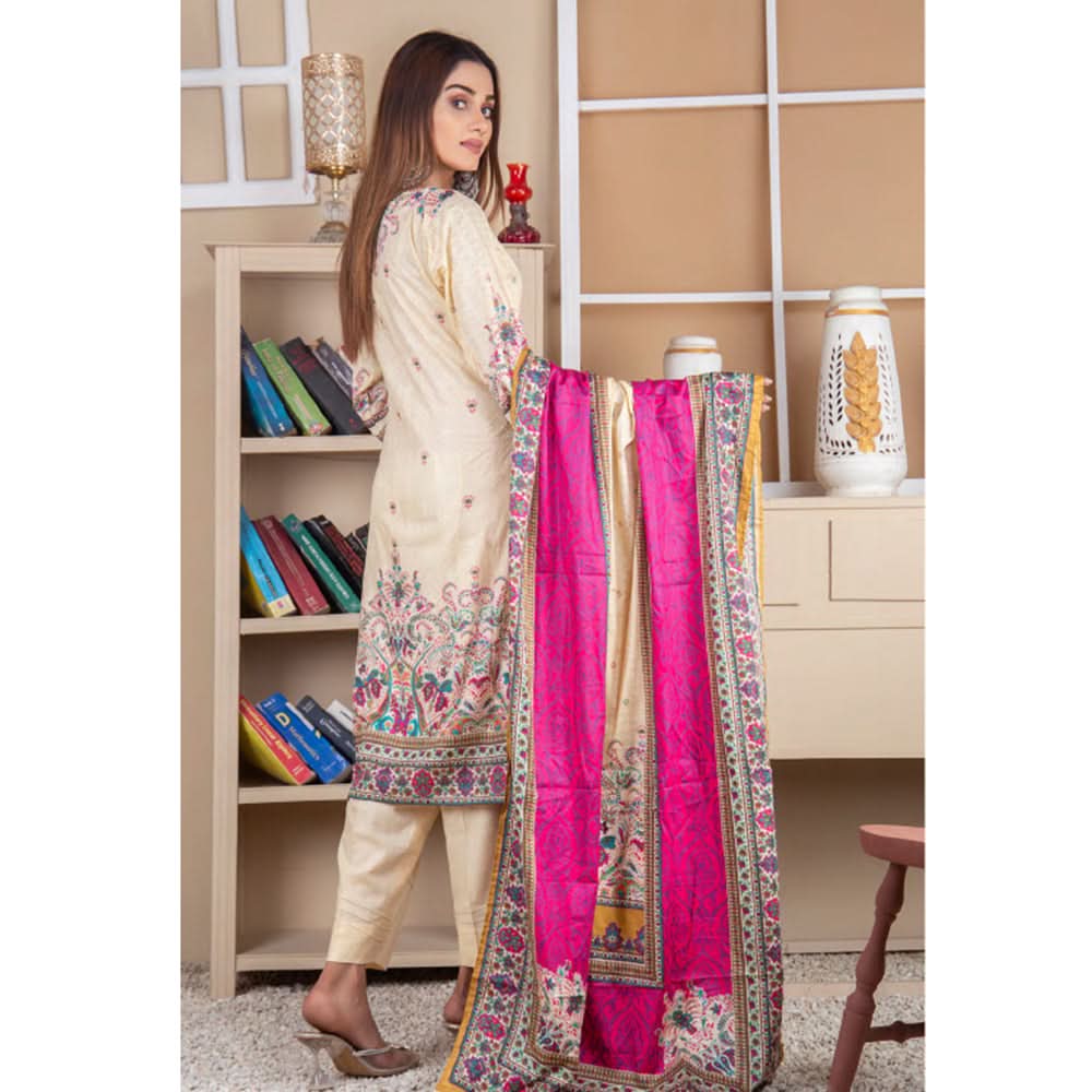 Five Star Printed Lawn Un-Stitched 3Pcs Suit - B8, Women, 3Pcs Shalwar Suit, Chase Value, Chase Value