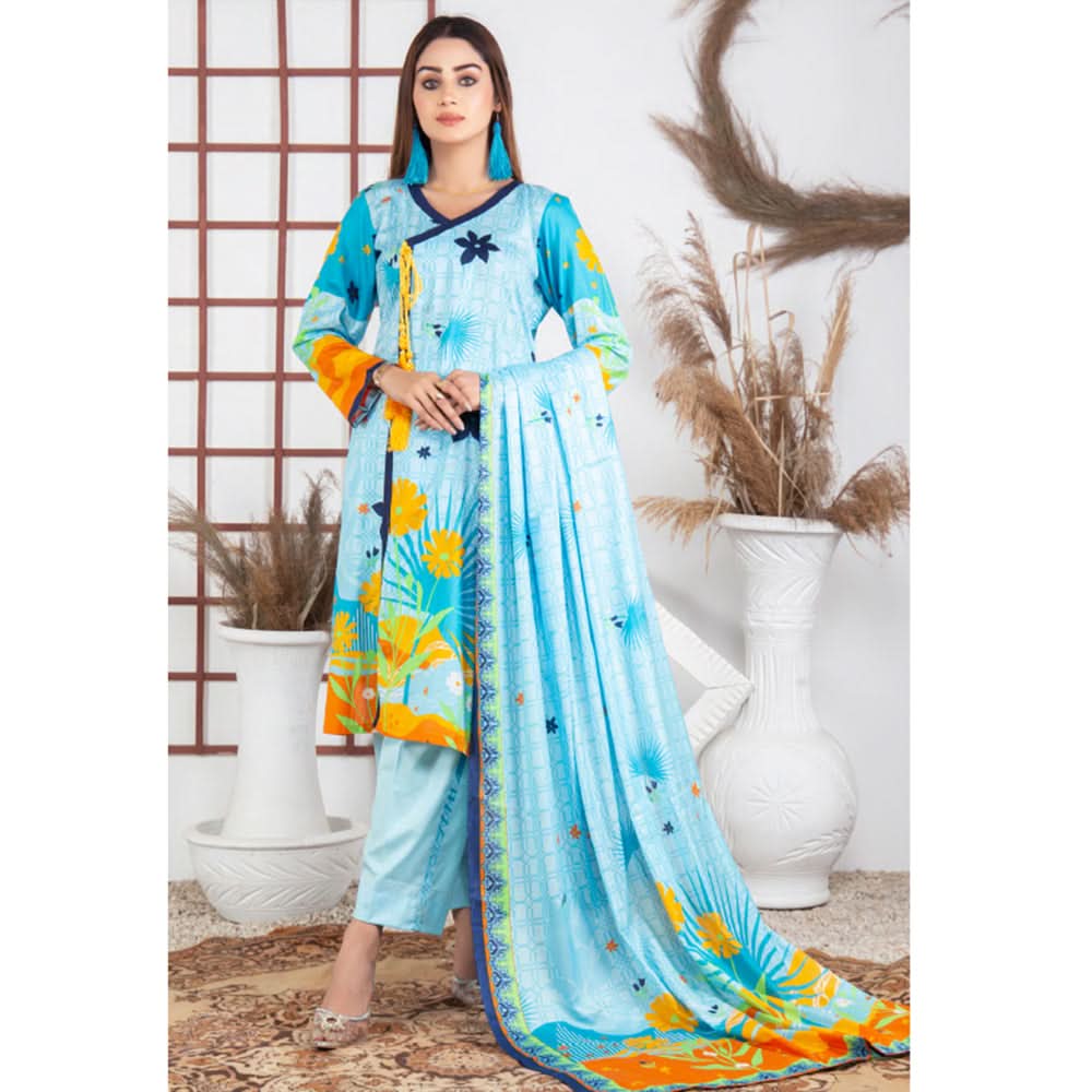 Five Star Printed Lawn Un-Stitched 3Pcs Suit - B9, Women, 3Pcs Shalwar Suit, Chase Value, Chase Value