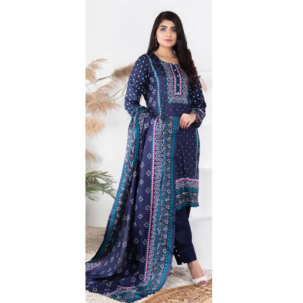 Five Star Printed Lawn Un-Stitched 3Pcs Suit - A10, Women, 3Pcs Shalwar Suit, Chase Value, Chase Value