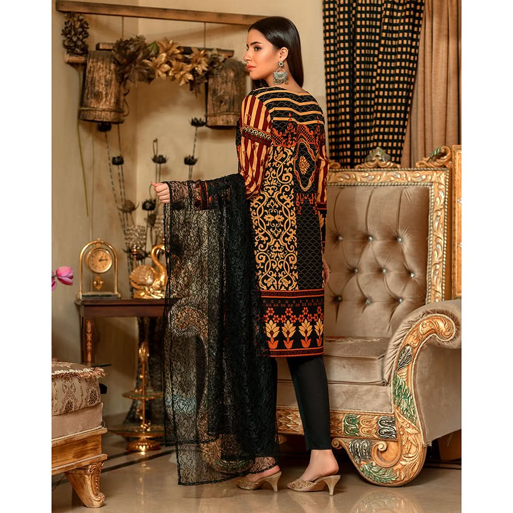 Sunaina Malai Unstitched 3Pcs Suit - 2007, Women, 3Pcs Shalwar Suit, Chase Value, Chase Value