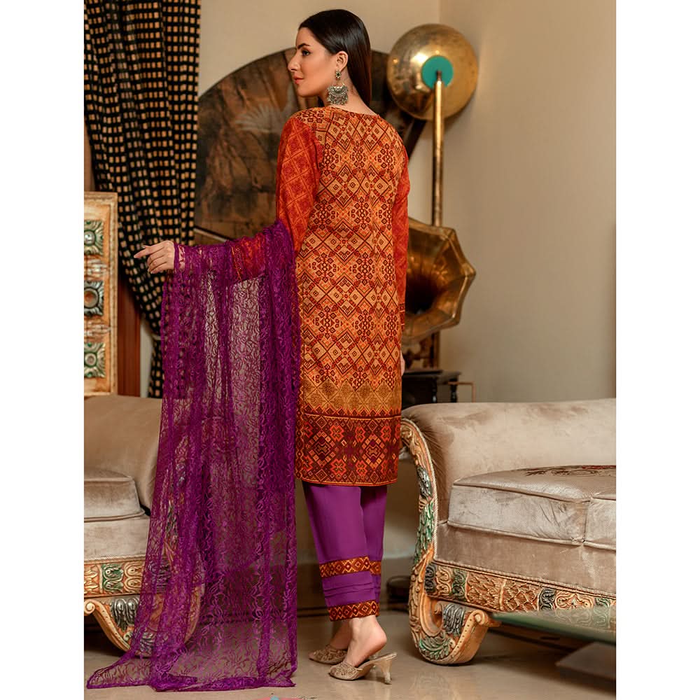 Sunaina Malai Unstitched 3Pcs Suit - 2008, Women, 3Pcs Shalwar Suit, Chase Value, Chase Value