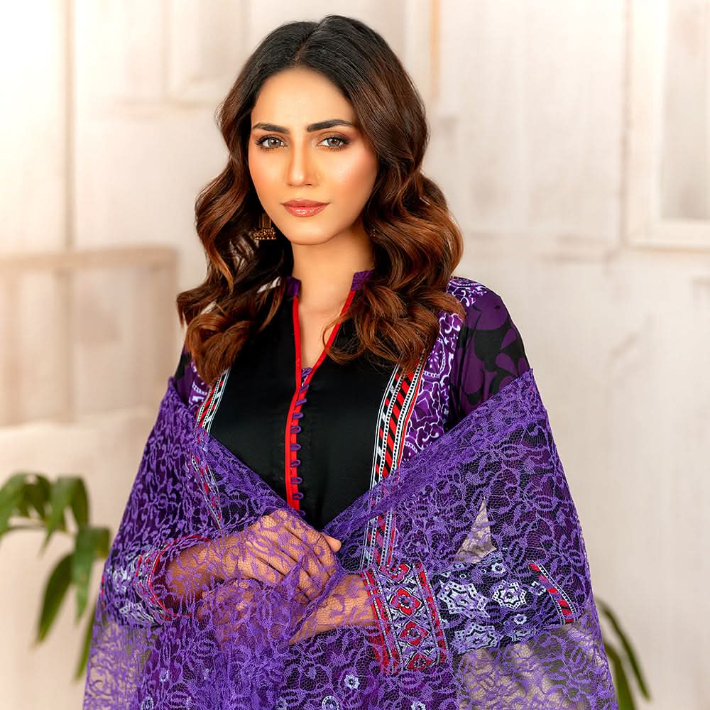 Sunaina Malai Unstitched 3Pcs Suit - 1902, Women, 3Pcs Shalwar Suit, Chase Value, Chase Value