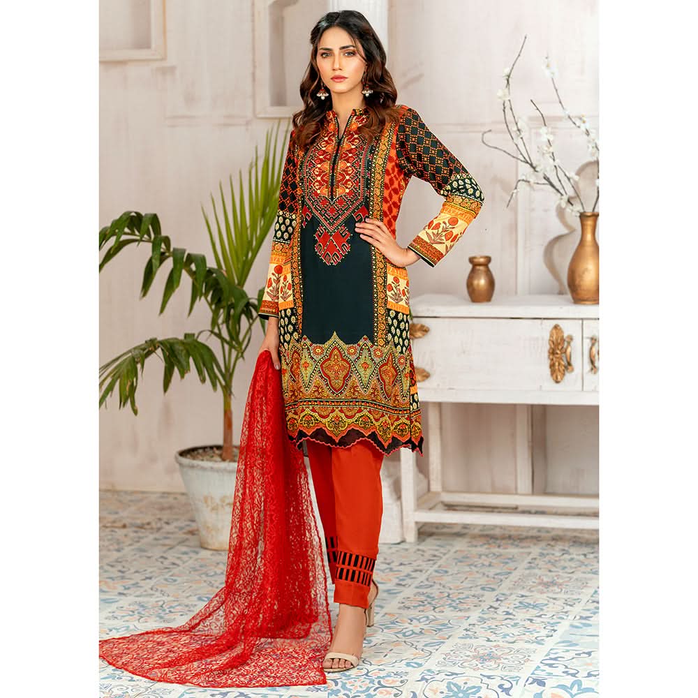 Sunaina Malai Unstitched 3Pcs Suit - 1906, Women, 3Pcs Shalwar Suit, Chase Value, Chase Value
