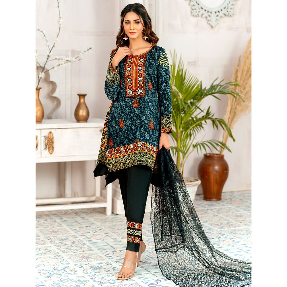 Sunaina Malai Unstitched 3Pcs Suit - 1907, Women, 3Pcs Shalwar Suit, Chase Value, Chase Value