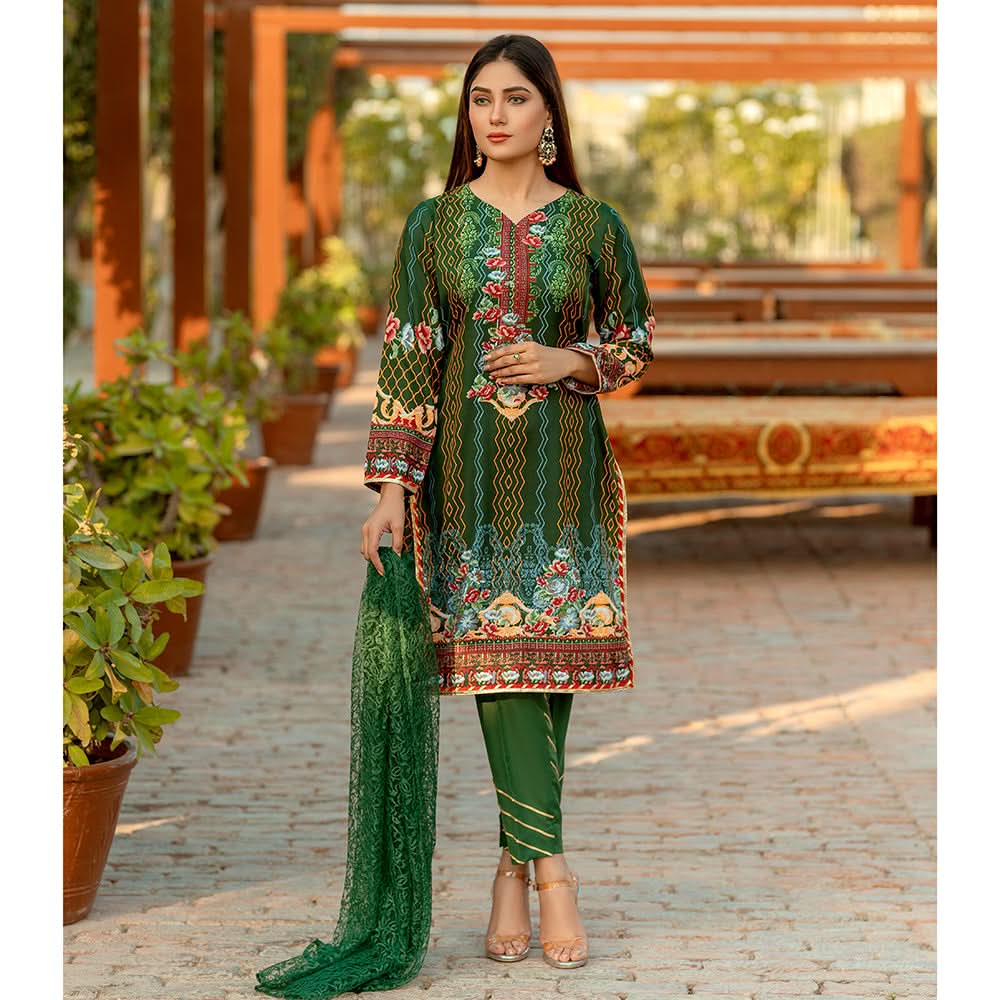 Rangoli Malai Unstitched 3Pcs Suit - 802, Women, 3Pcs Shalwar Suit, Chase Value, Chase Value