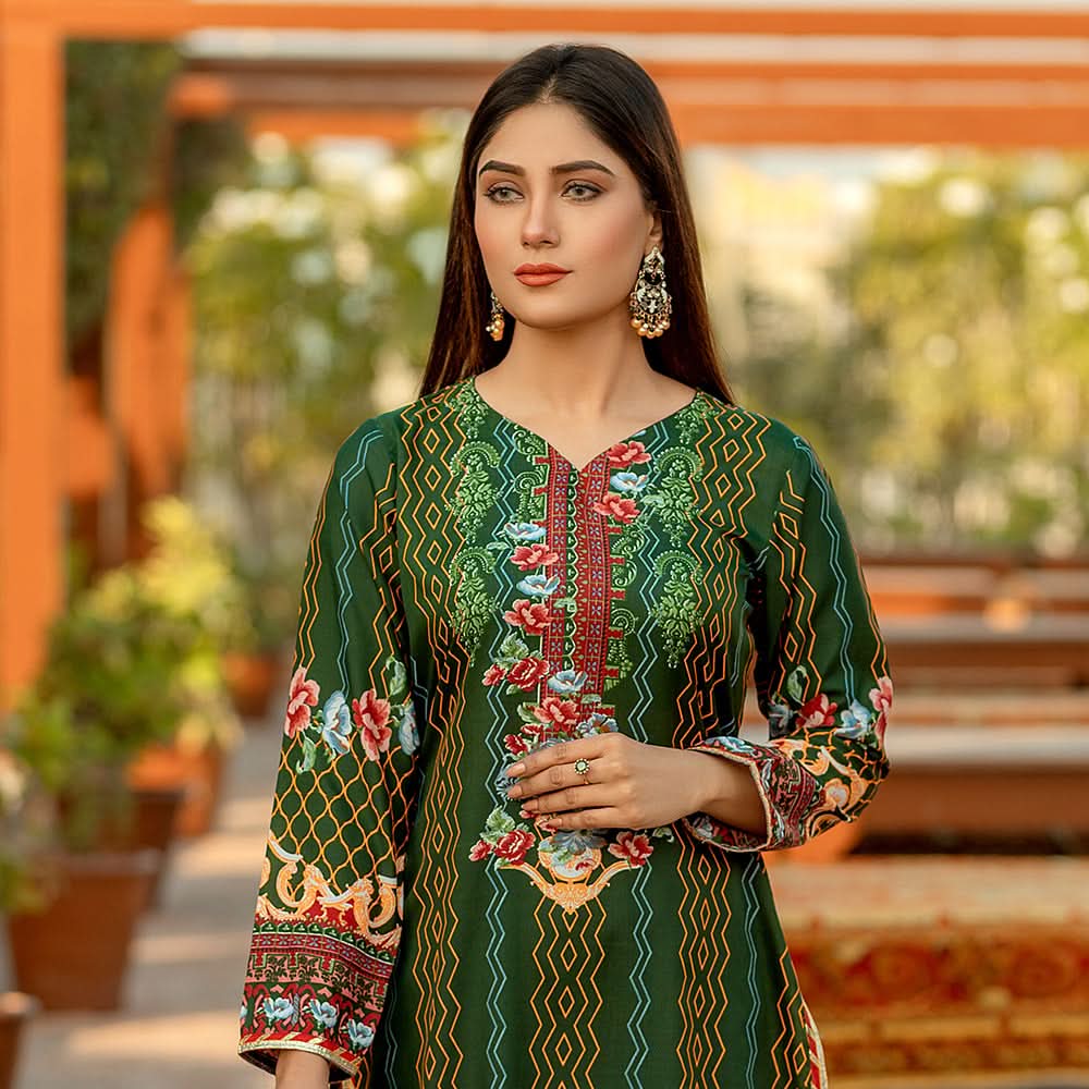 Rangoli Malai Unstitched 3Pcs Suit - 802, Women, 3Pcs Shalwar Suit, Chase Value, Chase Value