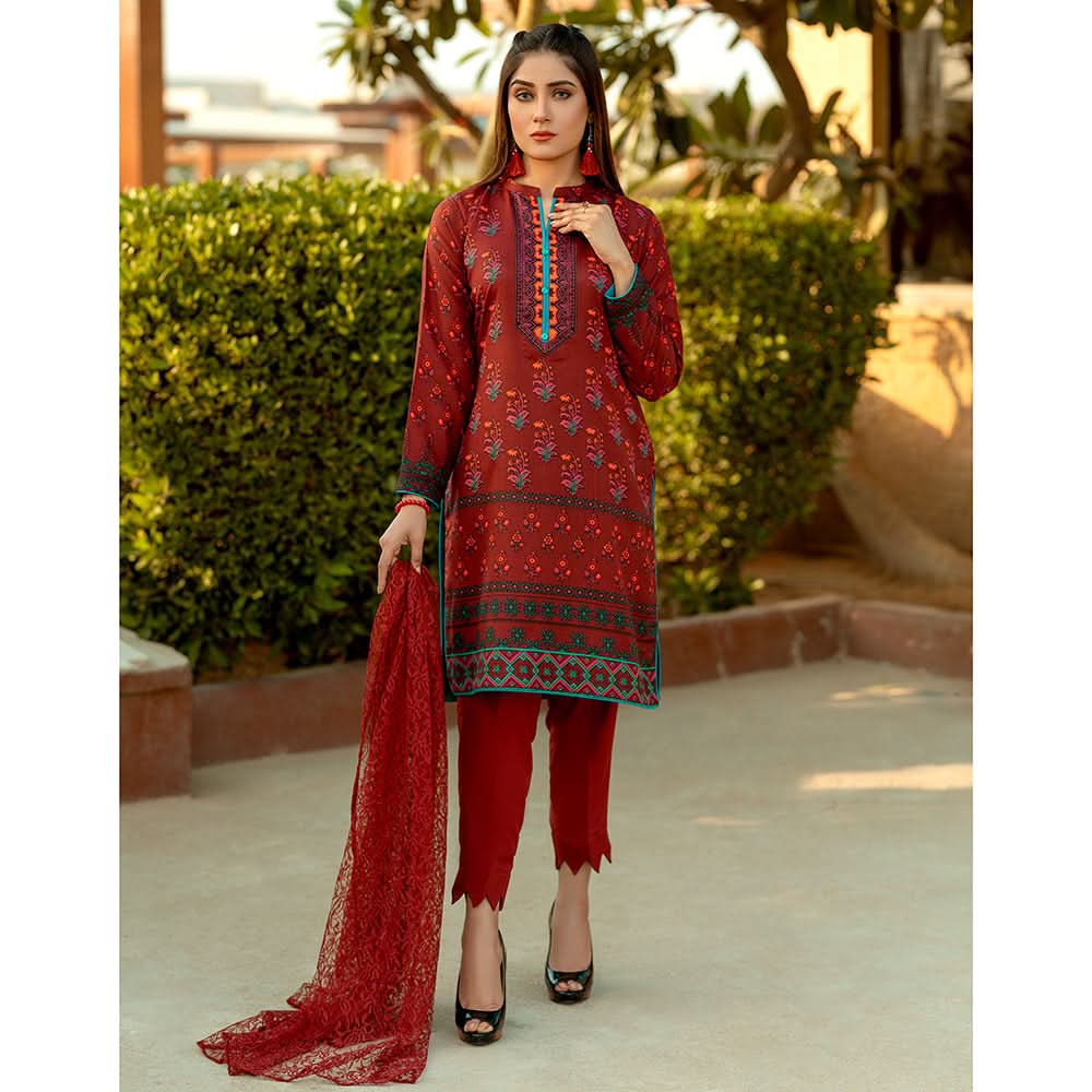 Rangoli Malai Unstitched 3Pcs Suit - 803, Women, 3Pcs Shalwar Suit, Chase Value, Chase Value