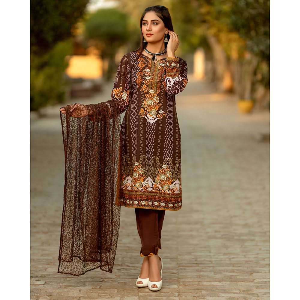 Rangoli Malai Unstitched 3Pcs Suit - 806, Women, 3Pcs Shalwar Suit, Chase Value, Chase Value