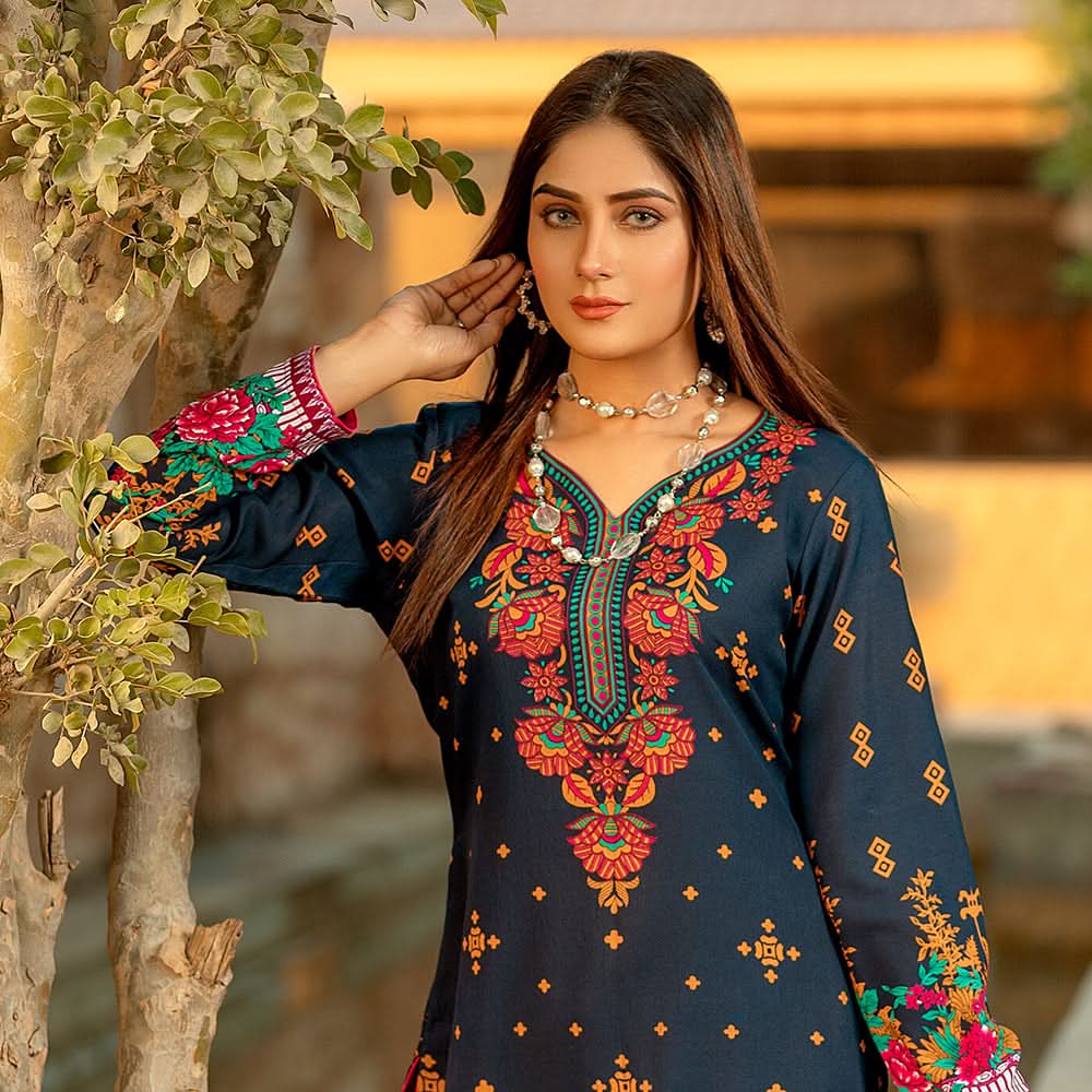 Rangoli Malai Unstitched 3Pcs Suit - 807, Women, 3Pcs Shalwar Suit, Chase Value, Chase Value
