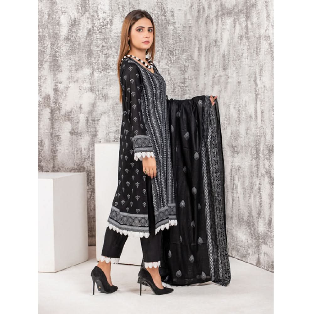 Sahil Printed Lawn Un-Stitched 3Pcs Suit - A3, Women, 3Pcs Shalwar Suit, Chase Value, Chase Value
