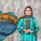 Sahil Printed Lawn Un-Stitched 3Pcs Suit - B4, Women, 3Pcs Shalwar Suit, Chase Value, Chase Value