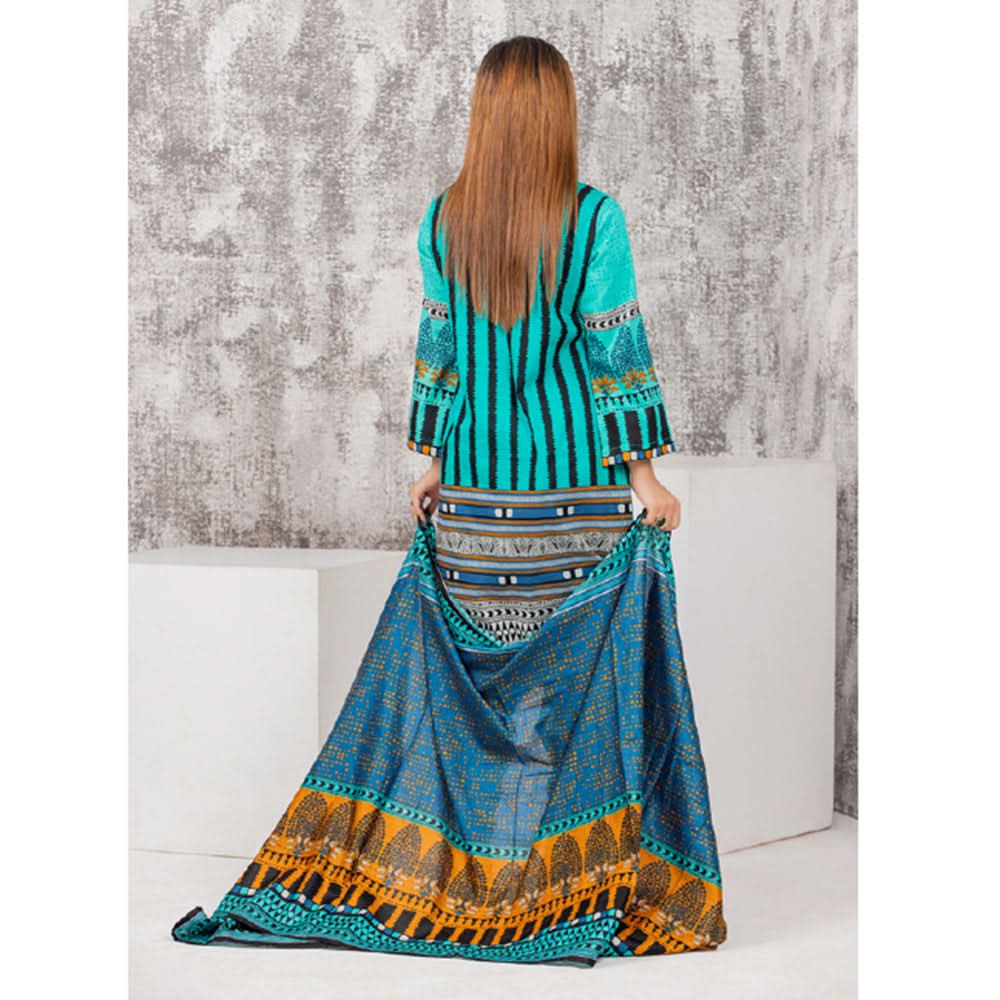 Sahil Printed Lawn Un-Stitched 3Pcs Suit - B4, Women, 3Pcs Shalwar Suit, Chase Value, Chase Value