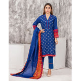 Sahil Printed Lawn Un-Stitched 3Pcs Suit - B5, Women, 3Pcs Shalwar Suit, Chase Value, Chase Value