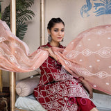 Kalyan Chicken Kari Embridered Un-Stistched 3Pcs Suit - 03, Women, 3Pcs Shalwar Suit, ZS Textiles, Chase Value