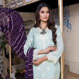 Kalyan Chicken Kari Embridered Un-Stistched 3Pcs Suit - 08, Women, 3Pcs Shalwar Suit, ZS Textiles, Chase Value