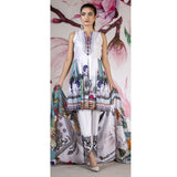 Gul-O-Gulzar  Embroidered Lawn Un-Stitched 3Pcs Suit - 9, Women, 3Pcs Shalwar Suit, Noor Jahan, Chase Value
