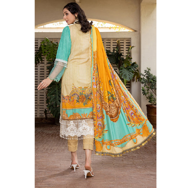 Salina Digital Printed Embroidered Lawn Un-Stitched 3Pcs Suit - 10, Women, 3Pcs Shalwar Suit, Regalia Textiles, Chase Value