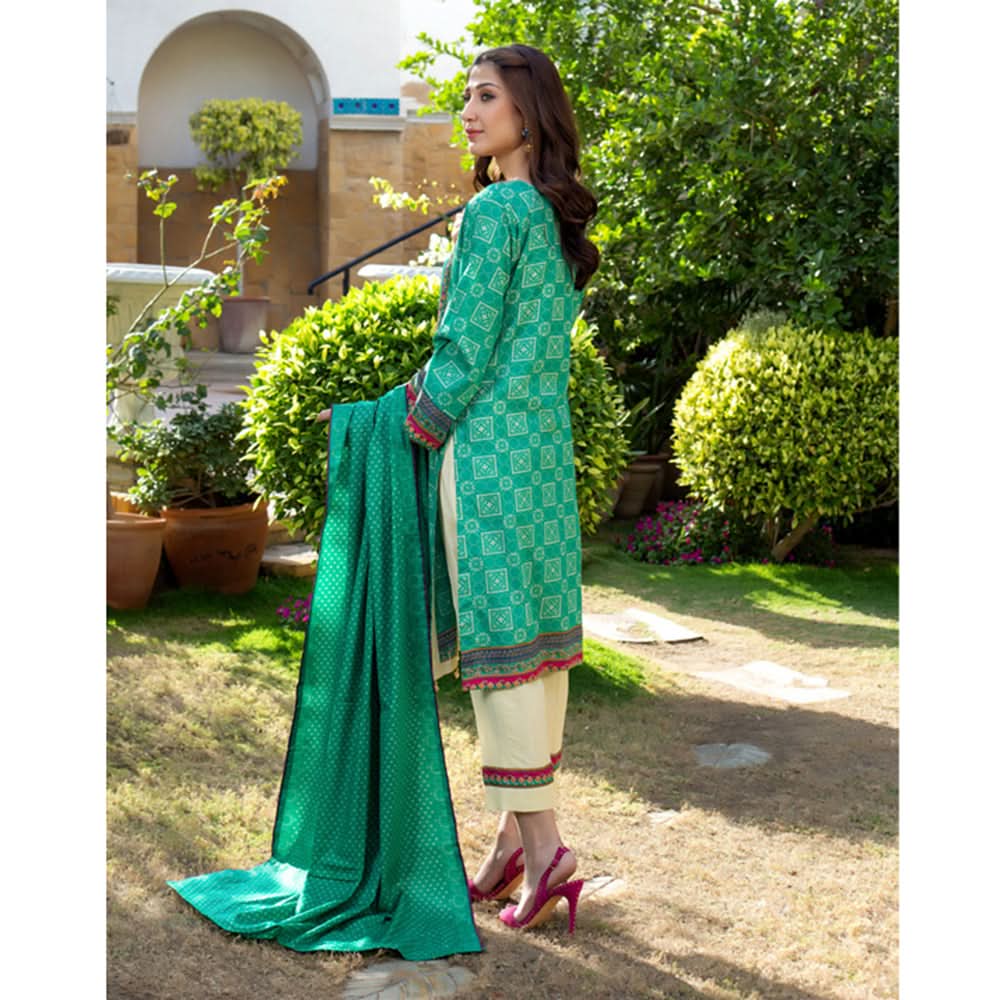 Erum Misha Lawn Printed 3 Pcs Un-Stitched Suit V-4 - B5, Women, 3Pcs Shalwar Suit, Erum Misha, Chase Value