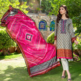 Erum Misha Lawn Printed 3 Pcs Un-Stitched Suit V-4 - B7, Women, 3Pcs Shalwar Suit, Erum Misha, Chase Value