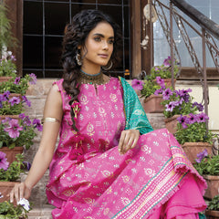 Dareechay Summer Printed Lawn 3Pcs Unstitched Suit - 11, Women, 3Pcs Shalwar Suit, LSM Textiles, Chase Value