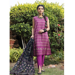 Dareechay Summer Printed Lawn 3Pcs Unstitched Suit - 1, Women, 3Pcs Shalwar Suit, LSM Textiles, Chase Value