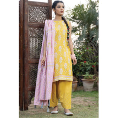 Dareechay Summer Printed Lawn 3Pcs Unstitched Suit - 3, Women, 3Pcs Shalwar Suit, LSM Textiles, Chase Value