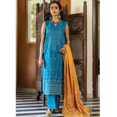 Dareechay Summer Printed Lawn 3Pcs Unstitched Suit - 7, Women, 3Pcs Shalwar Suit, LSM Textiles, Chase Value