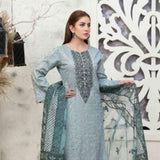 Zysha Embroidered Lawn Zari Fancy Dupatta Un-Stitched 3Pcs Suit - 6554, Women, 3Pcs Shalwar Suit, Tawakkal Fabrics, Chase Value